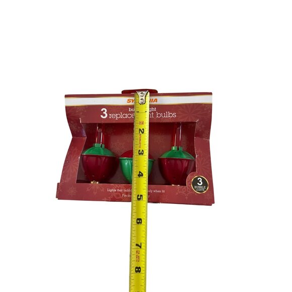 Sylvania Bubble Light 3 Replacement Bulbs Indoor Christmas - Picture 5 of 6